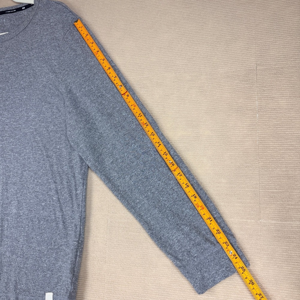 Magnolia Home No 16 Mens Heather Gray Long Sleeve Henley Shirt L L/G - Picture 6 of 14